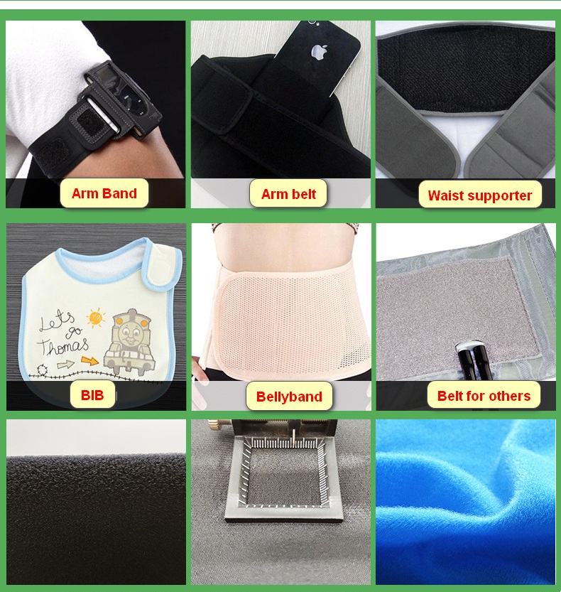 Tissu récepteur Velcro 100% nylon
