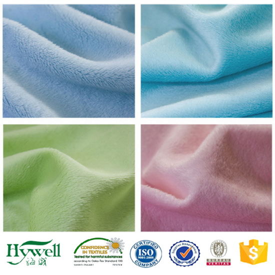 Tissu polyester super doux velboa de 0,5 à 5 mm