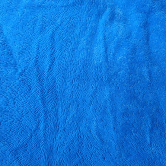 Tissu de canapé tricoté à 100% de polyester avec velours de flocage
