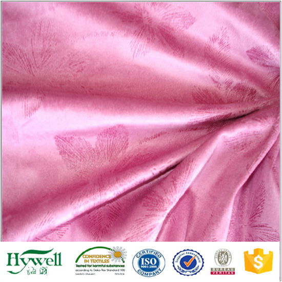 Tissu de canapé en cuir suédé polyester