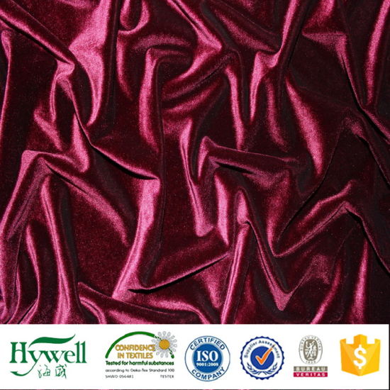 Tissu décoratif en velours tricoté chaîne